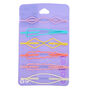 Pastel Geometric Hair Pins - 6 Pack,