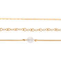 Gold Freshwater Pearl Choker Necklaces - 3 Pack,