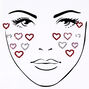 Heart Face Gems,