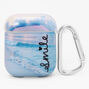 &#39;Smile&#39; Ocean Waves Earbud Case Cover - Compatible with Apple AirPods&reg;,