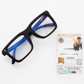 Harry Potter&trade; Solar Blue Light Reducing Retro Clear Lens Frames - Black,