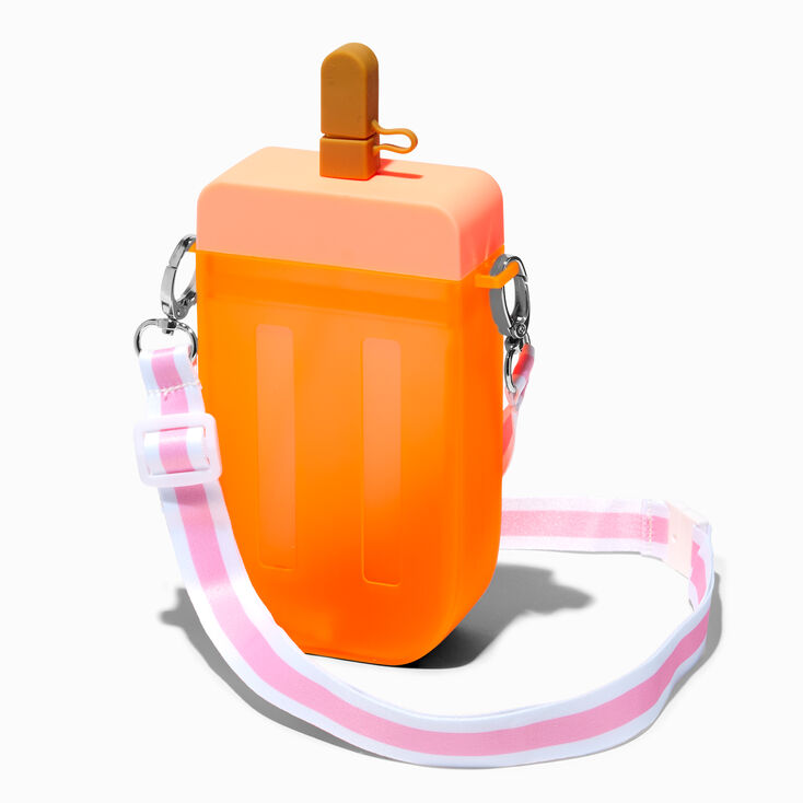 Coral Popsicle Lanyard Water Bottle,