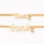 Gold Chain Friendship Bracelets - 2 Pack,