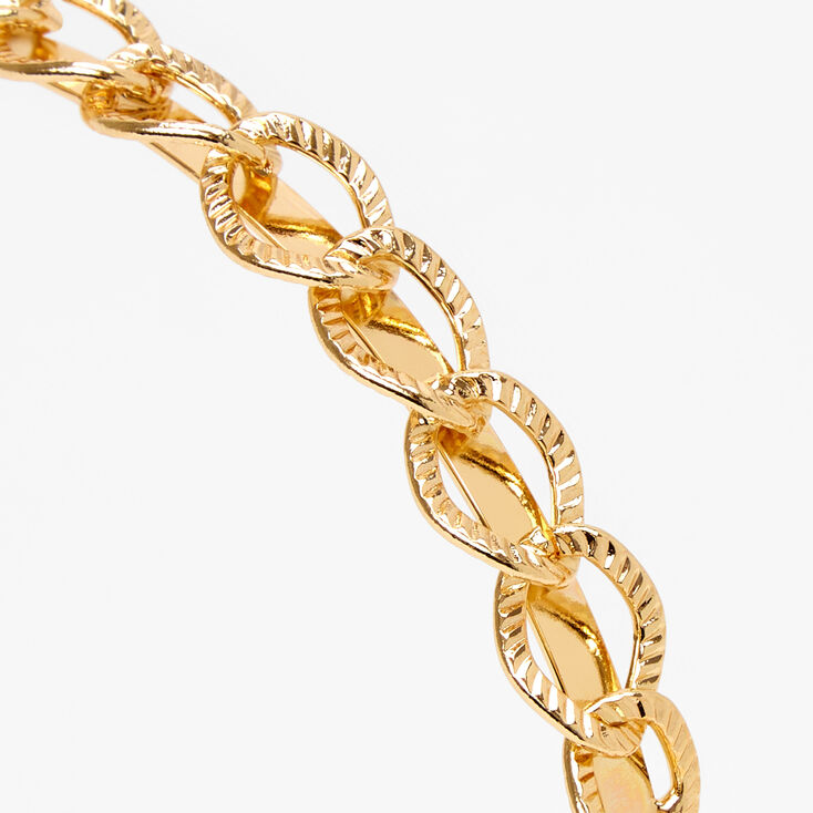 Gold Chain Link Headband | Claire's