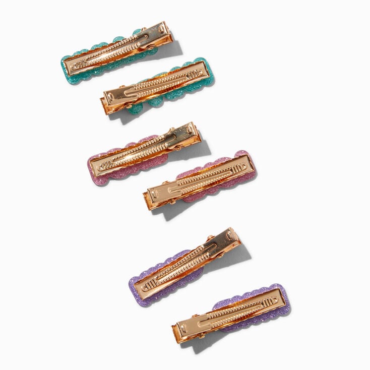 Claire&#39;s Club Jewel Tone Affirmation Hair Clips - 6 Pack,