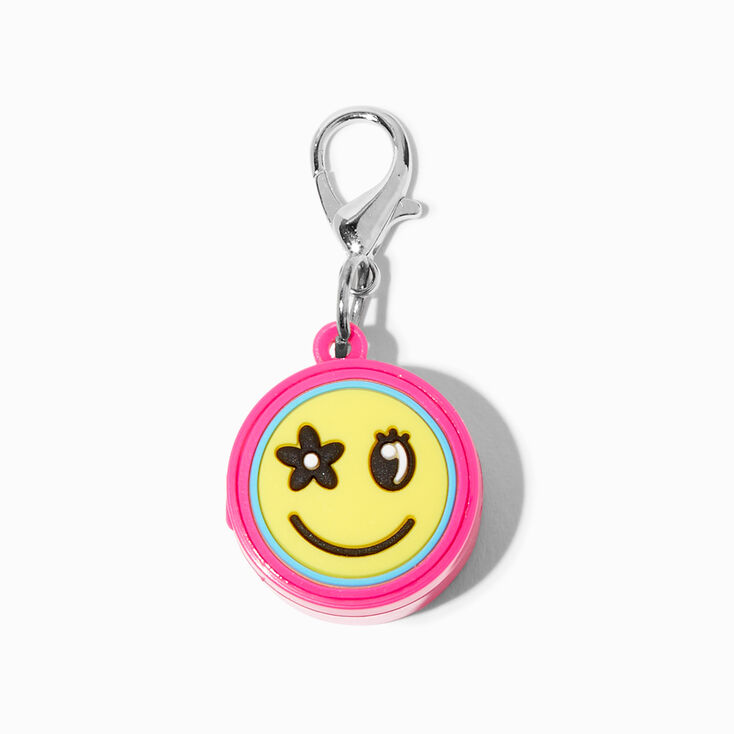 Pucker Pals Daisy Happy Face Lip Gloss Charm,