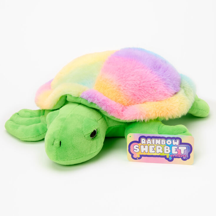 Fiesta&trade; Rainbow Sherbet Sea Turtle Plush Toy,