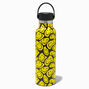 Wavy Happy Face Aluminum Water Bottle,