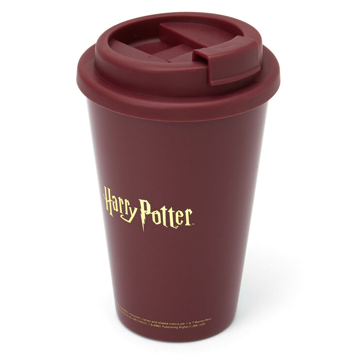 Harry Potter&trade; I&rsquo;d Rather Be At Hogwarts Travel Mug &ndash; Burgundy,