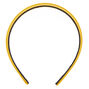 Wide Suede Headband - Mustard,