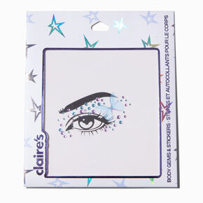 Purple &amp; Blue Butterfly Eye Gems,