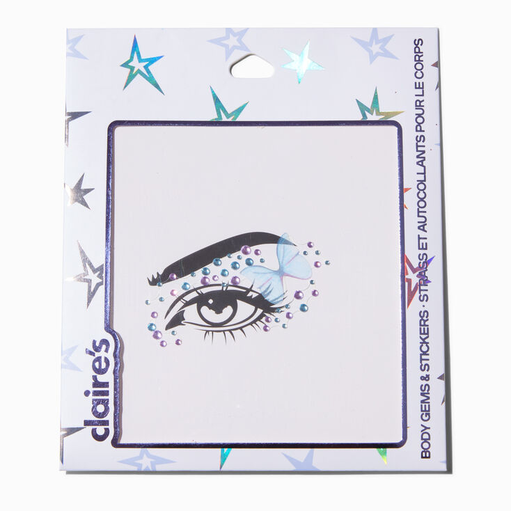 Purple &amp; Blue Butterfly Eye Gems,