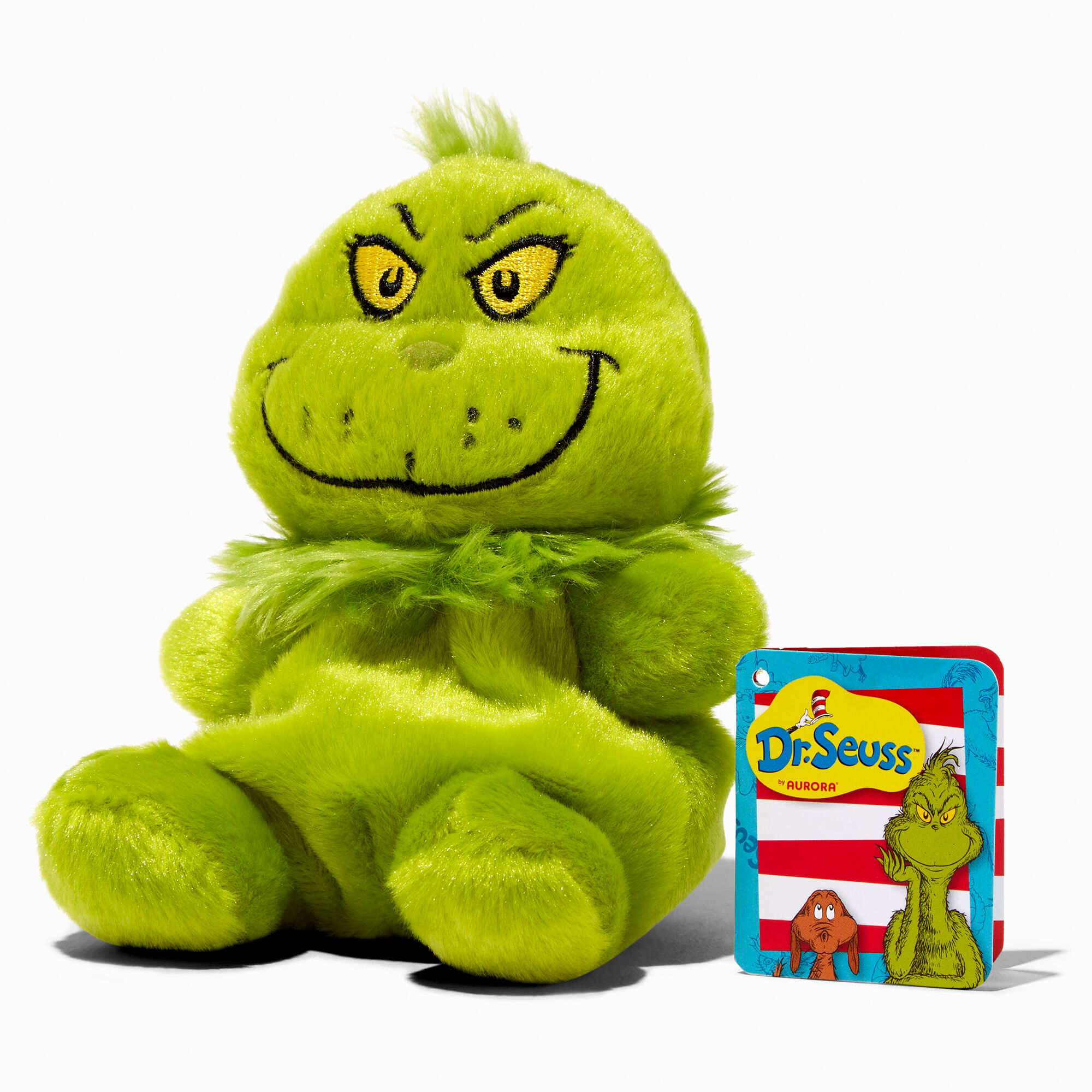 View Claires Dr Seuss The Grinch Palm Pals Plush Toy information