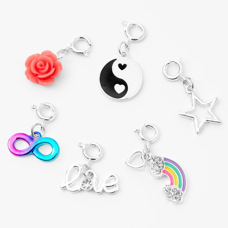 &#39;Make Your Own&#39; Charm Bangle Bracelet - Silver,