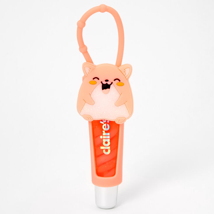 Hamster Glitter Lip Gloss Tube,