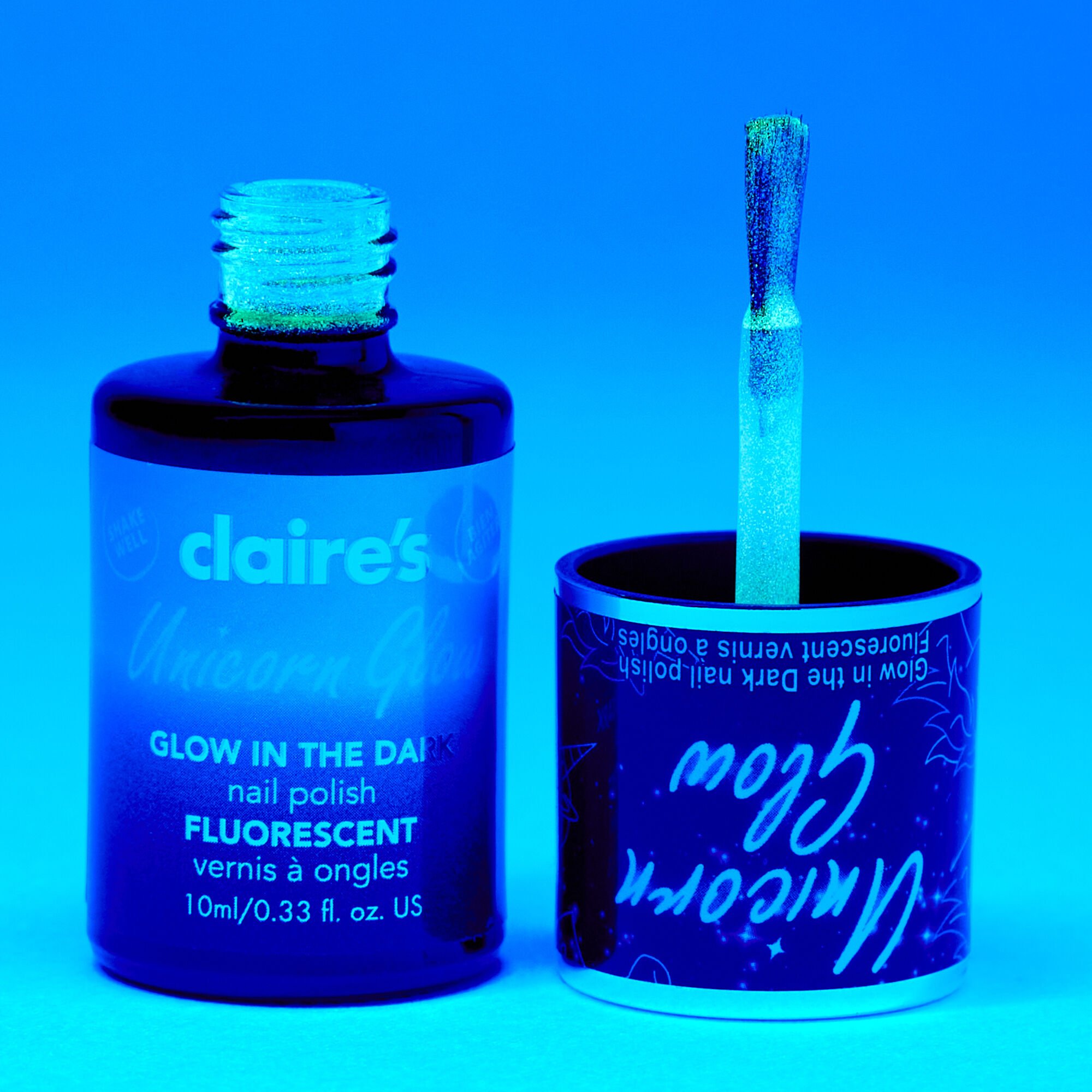 Unicorn Glow In The Dark Nail Polish Lilac