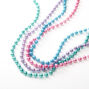 Claire&#39;s Club Pearlized Pastel Beaded Necklaces - 4 Pack,
