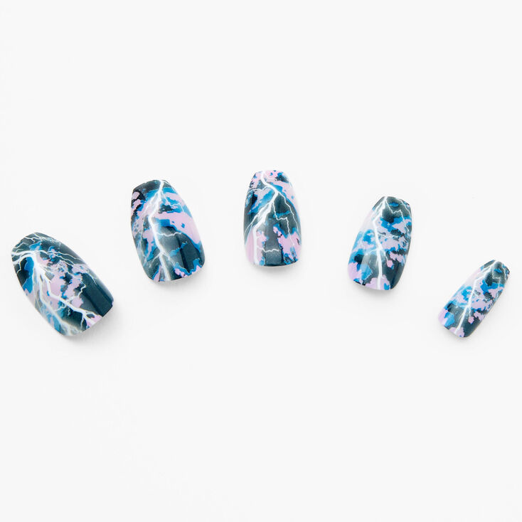 Faux ongles ballerine &eacute;clair - Lot de 24,