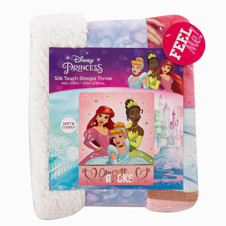 Disney Princess Rocking Princesses Silk Touch Sherpa Blanket &#40;ds&#41;,