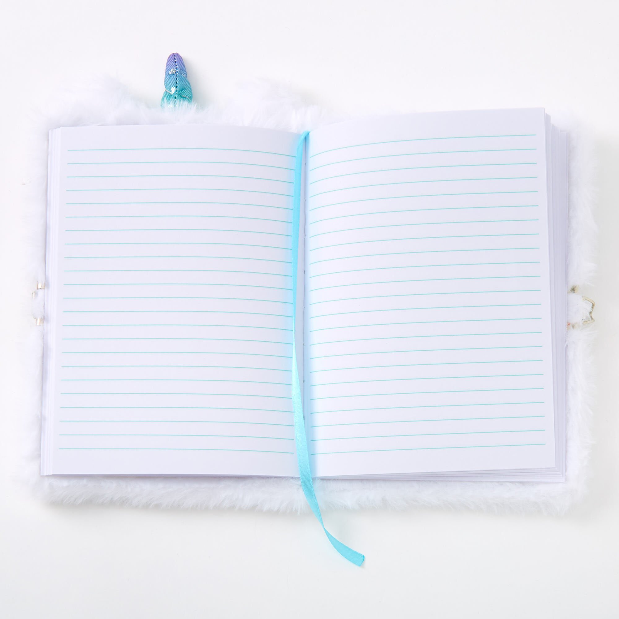 Journal intime avec cadenas Grace la licorne - Blanc,