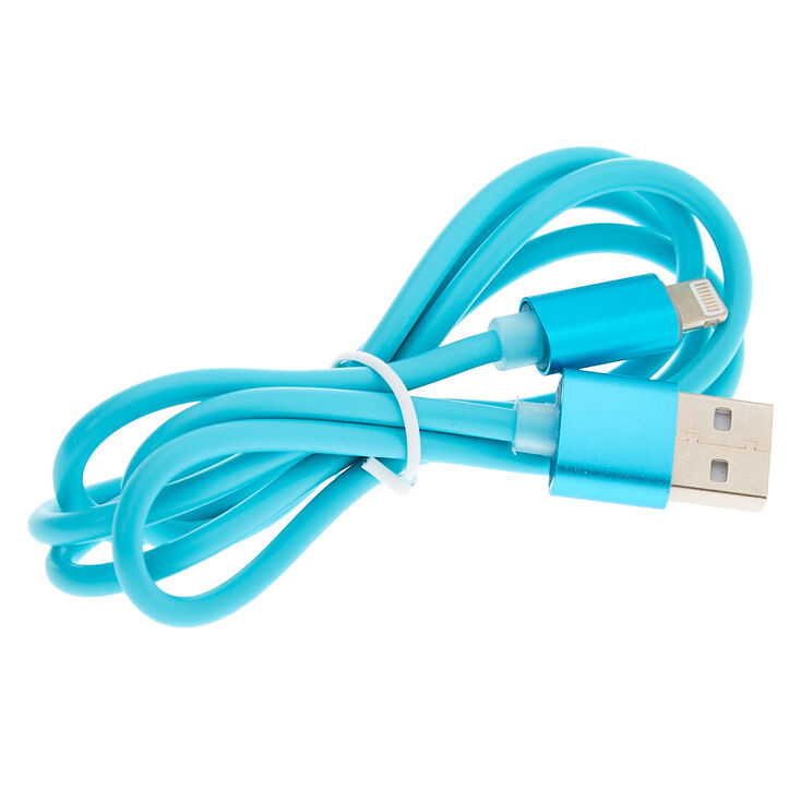 USB 1M Charging Cord - Teal,