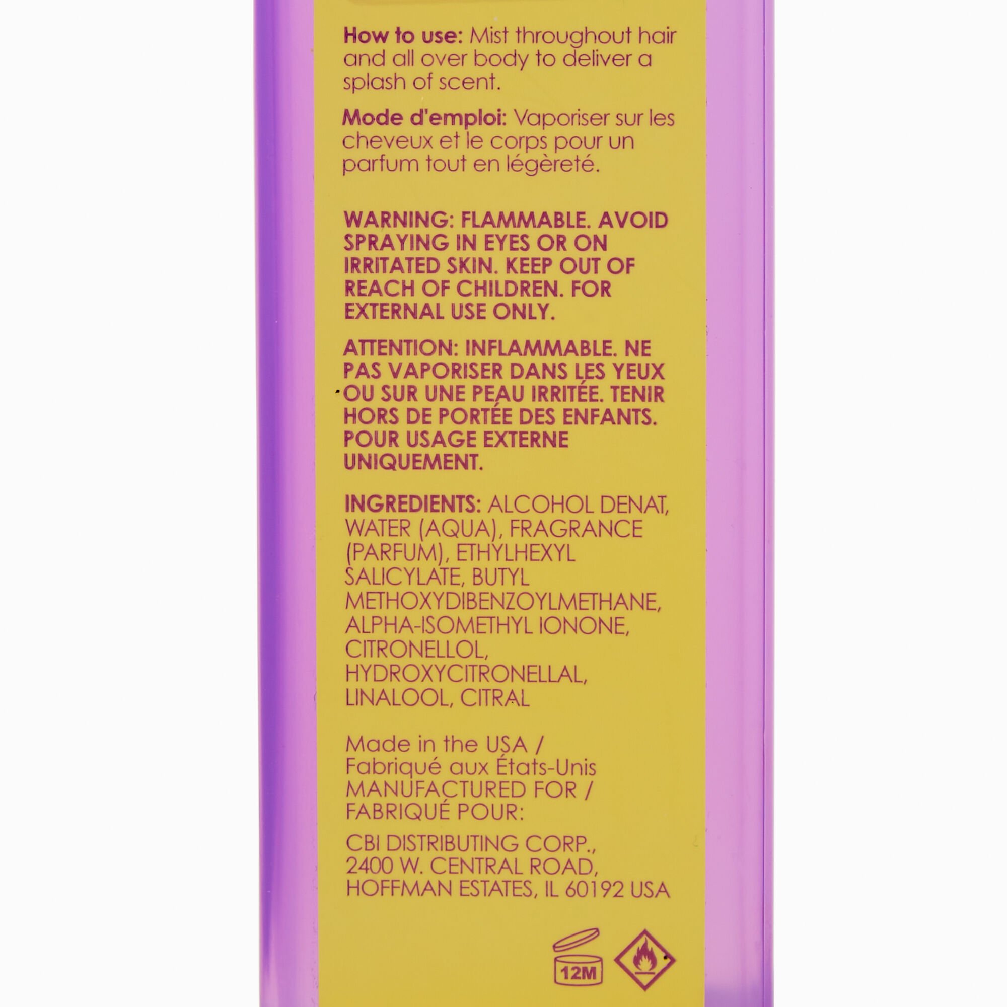 C by Claire's Juice Pop Hair & Body Mist,