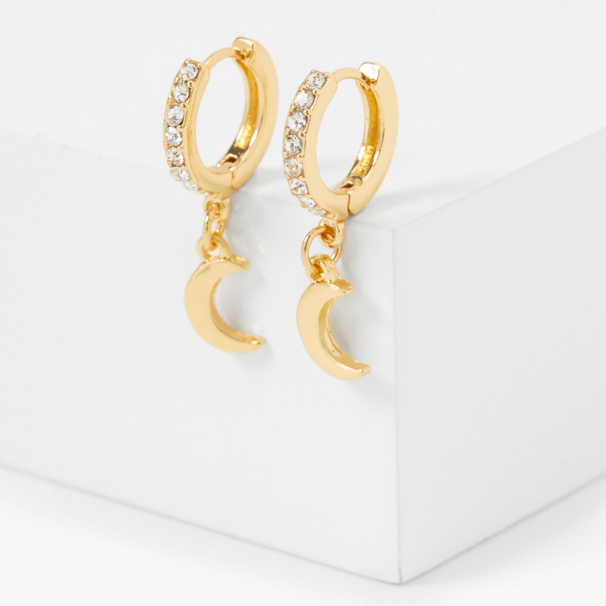 Claire's moon new arrivals earrings