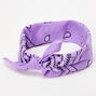 Paisley Bandana Headwrap - Lilac,