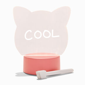 Cat-Shaped Light-Up Dry Erase Board,