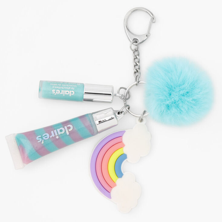 Rainbow Lip Gloss Keychain,