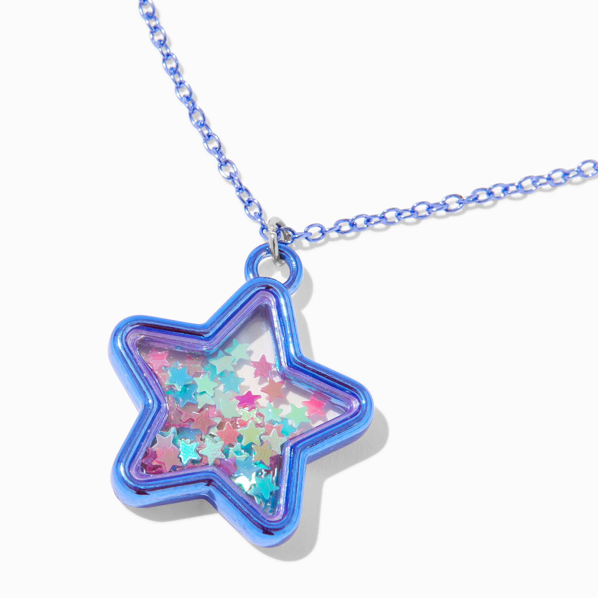 Claire s Club Shaker Star Pendant Necklace Claire s US