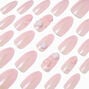 3D Rose &amp; Pearl Stiletto Vegan Faux Nail Set - 24 Pack,