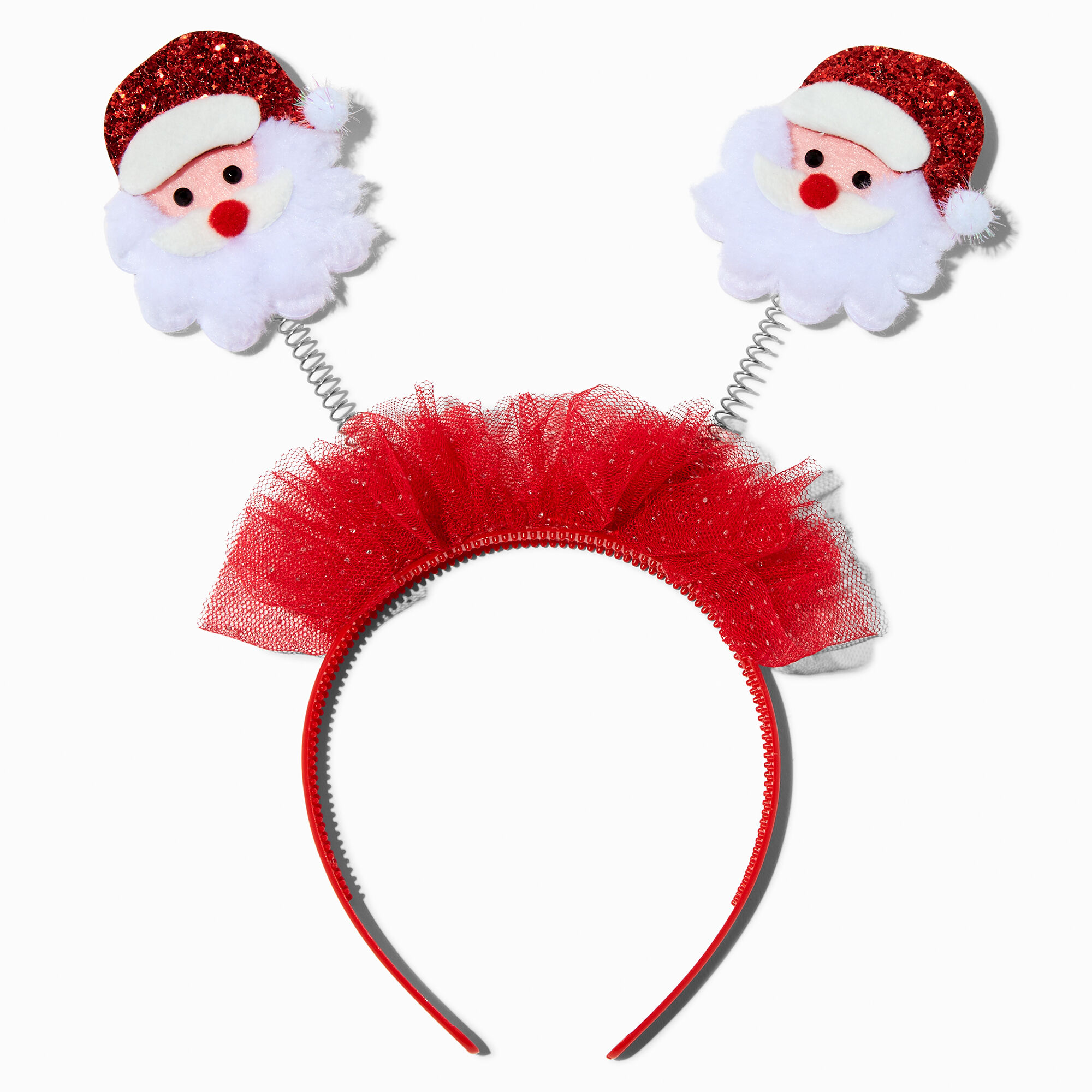 View Claires Santa Claus Bopper Headband Red information