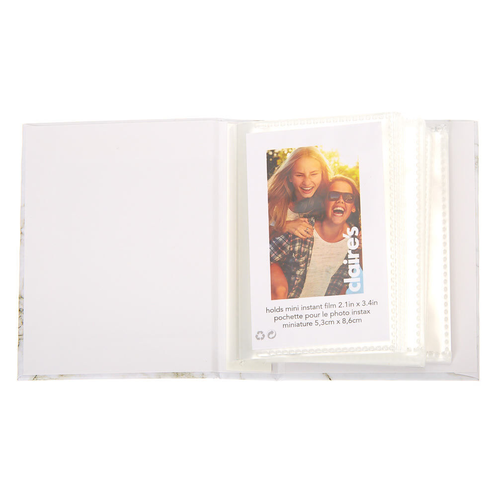 Album photo Instax effet marbré « Living My Best Life »,