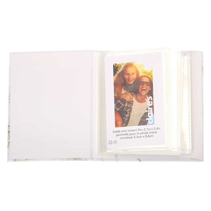 Album photo Instax effet marbr&eacute; &laquo;&nbsp;Living My Best Life&nbsp;&raquo;,
