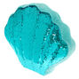 Oreiller coquillage sir&egrave;ne avec sequins r&eacute;versibles turquoise,