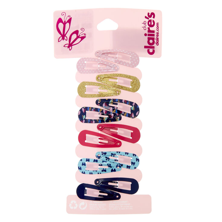 Claire's Club Mini Snap Hair Clips - 12 Pack | Claire's