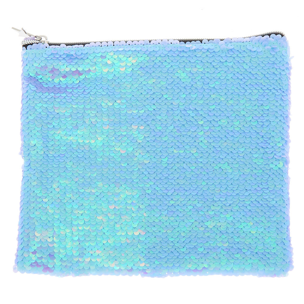 Furry Sleeping Mask & Makeup Bag Set - Purple, 2 Pack,