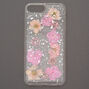 Pink Pressed Flower Phone Case - Fits iPhone 6/7/8 Plus,