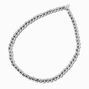 Claire&#39;s Club Silver-tone Beaded Stretch Bracelet,