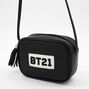 Sac &agrave; bandouli&egrave;re avec pompon BT21&copy; - Noir,