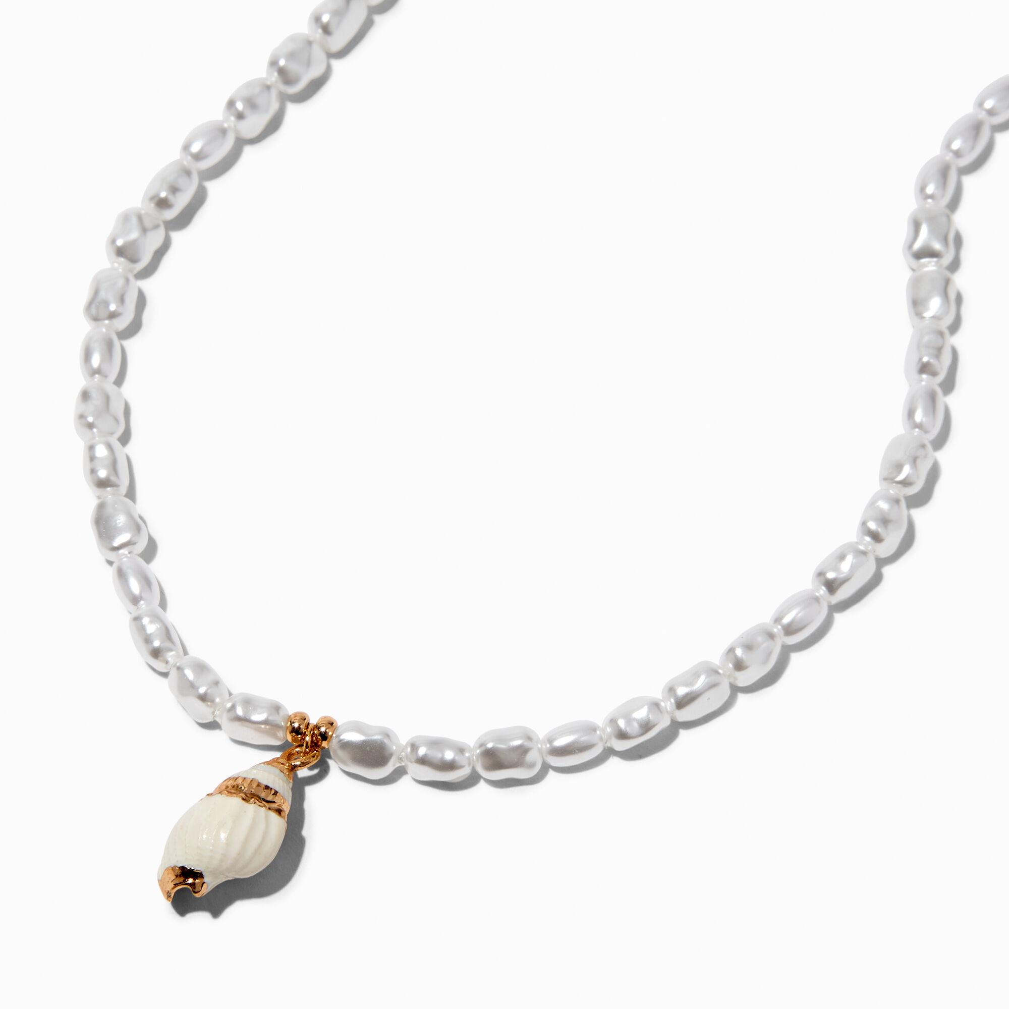 Shell necklace at claire's hotsell
