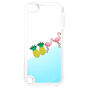 Claire&#39;s Club Snow Leopard Bling Flip Phone Lip Gloss Set,