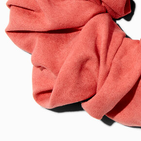 Mauve Faux Suede Giant Hair Scrunchie,