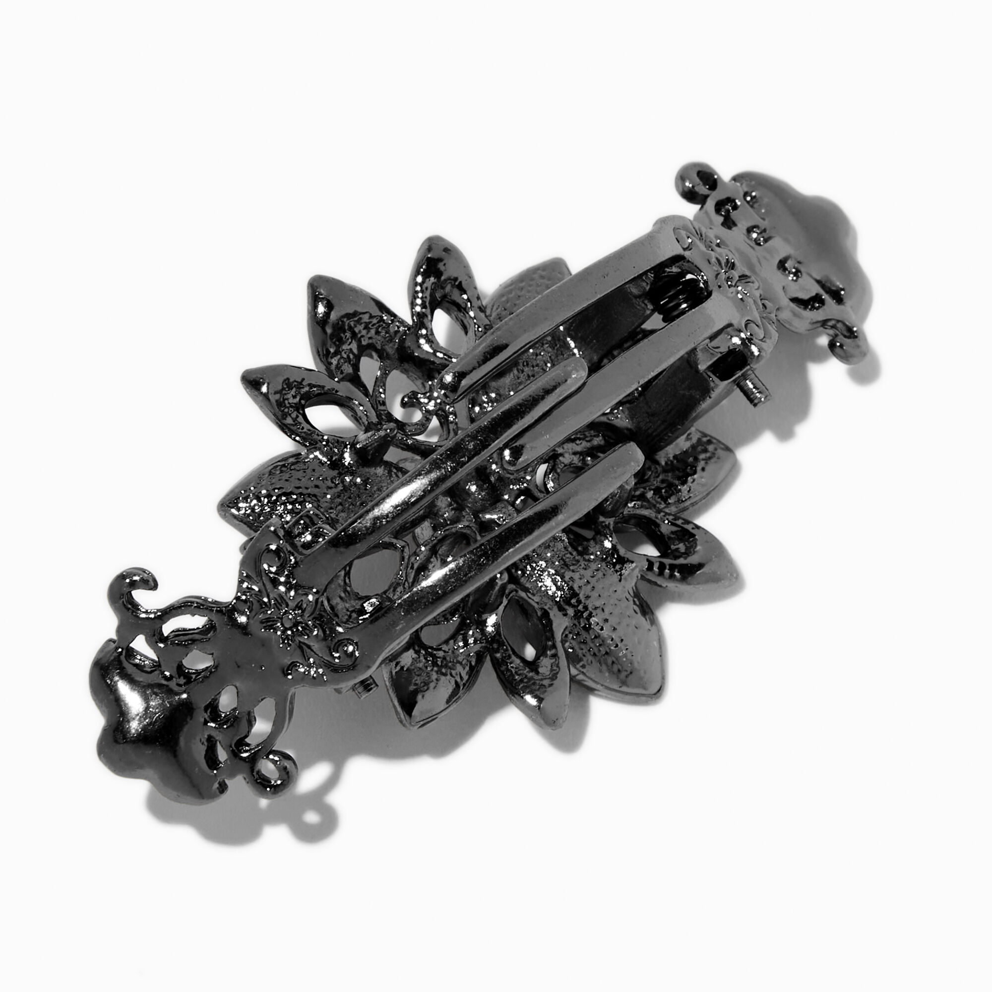 Purple Gemstone Hair Claw,