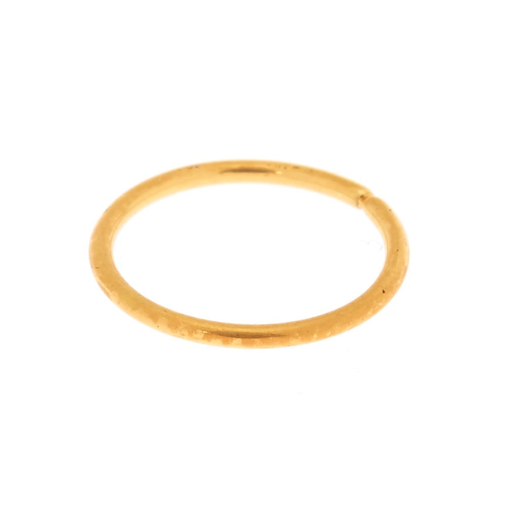 18ct Gold Plated 20G Infinity Nose Ring