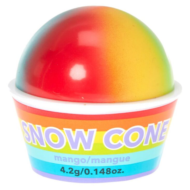 Rainbow Snow Cone Lip Balm - Mango,