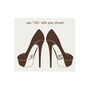 &quot;I Do&quot; Hen Party Shoe Crystals,
