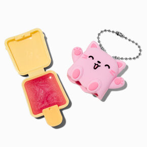 Pucker Pops&reg; Pink Happy Cat Lip Gloss - Cotton Candy,