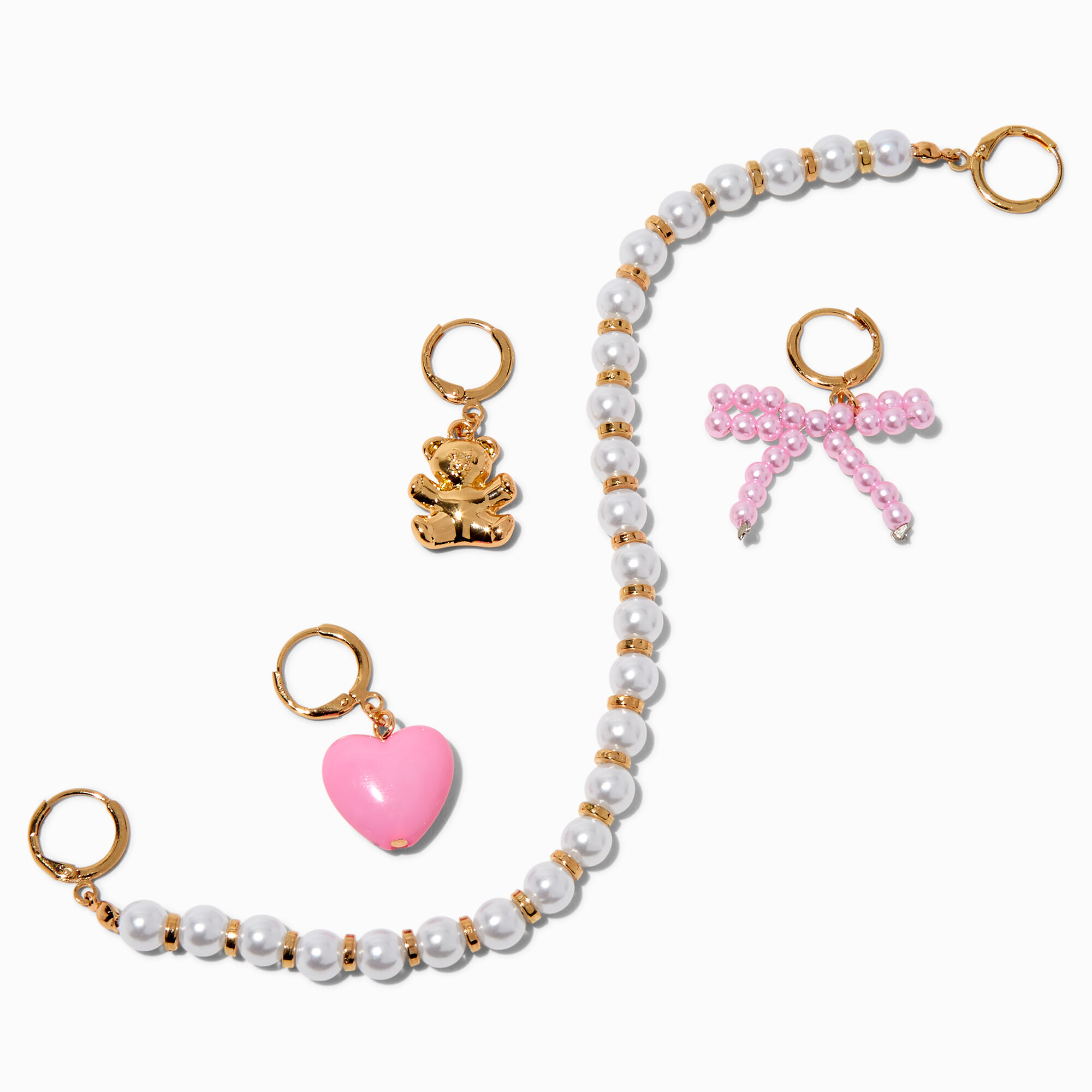 DIY Pretty Pearl Beaded Shoelace Charm Kit,
